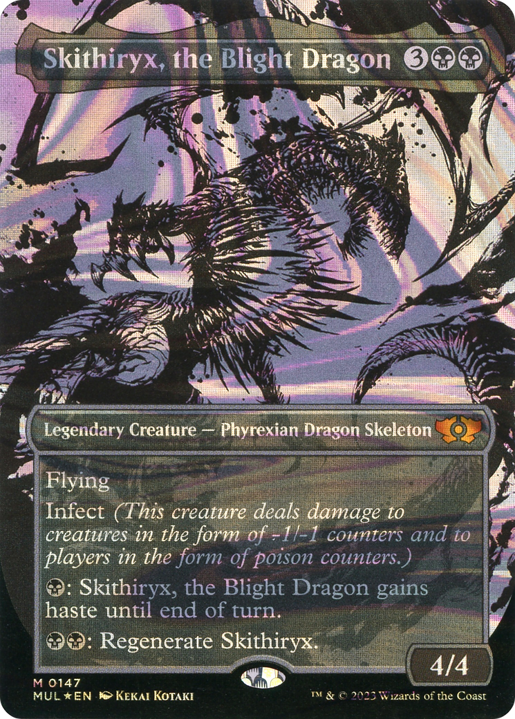 Image of Skithiryx, the Blight Dragon (Halo Foil) [Multiverse Legends]