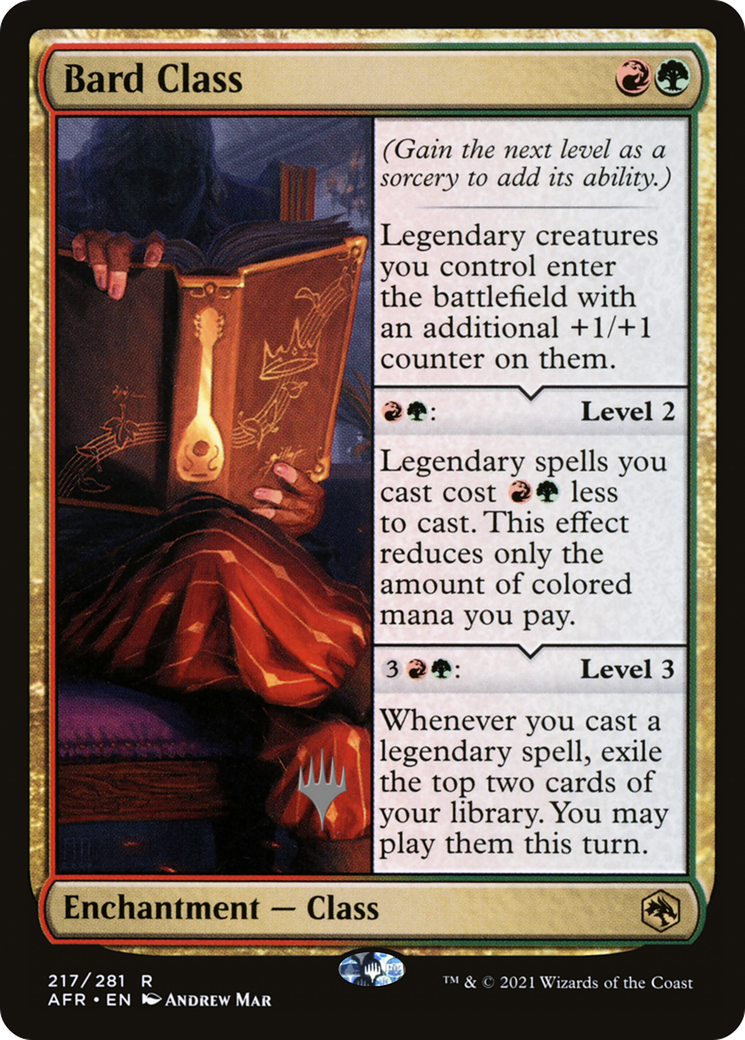 Image of Bard Class (Promo Pack) [Dungeons & Dragons: Adventures in the Forgotten Realms Promos]
