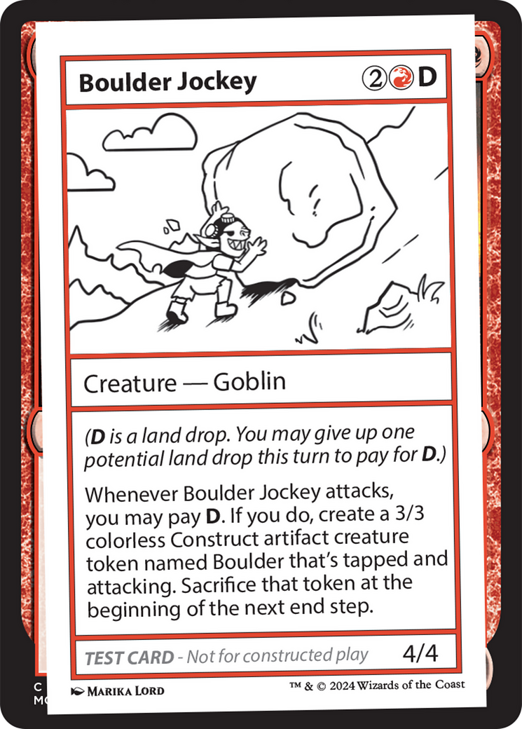 Image of Boulder Jockey [Mystery Booster 2 Playtest Cards]