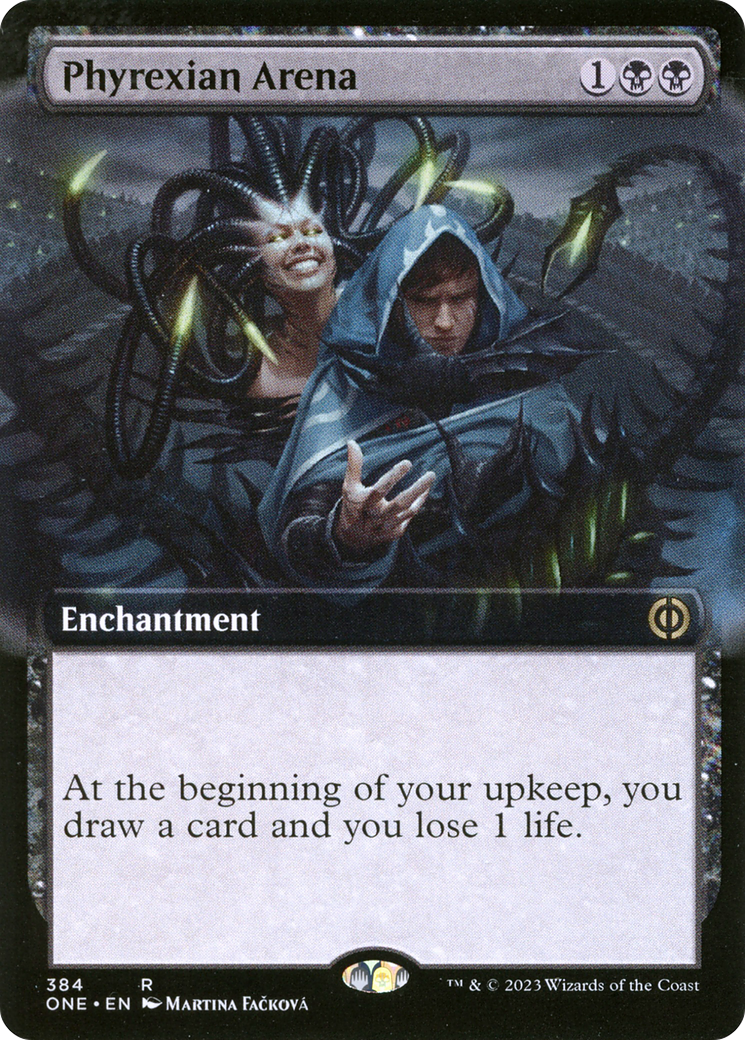 Image of Phyrexian Arena (Extended Art) [Phyrexia: All Will Be One]