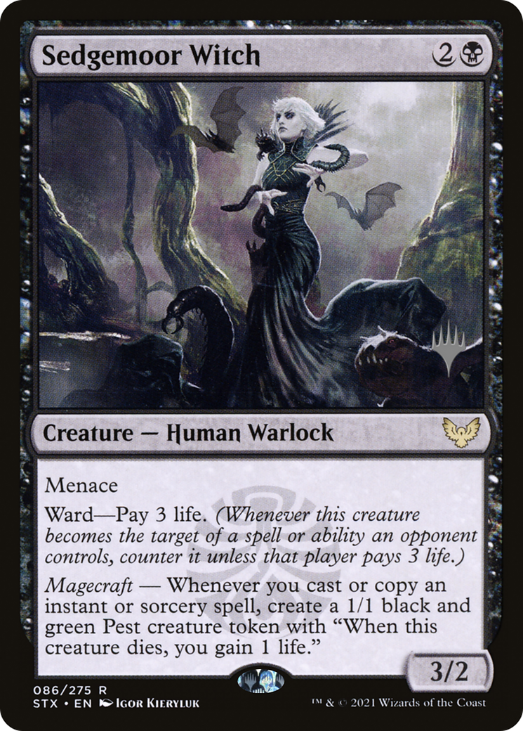 Image of Sedgemoor Witch (Promo Pack) [Strixhaven: School of Mages Promos]