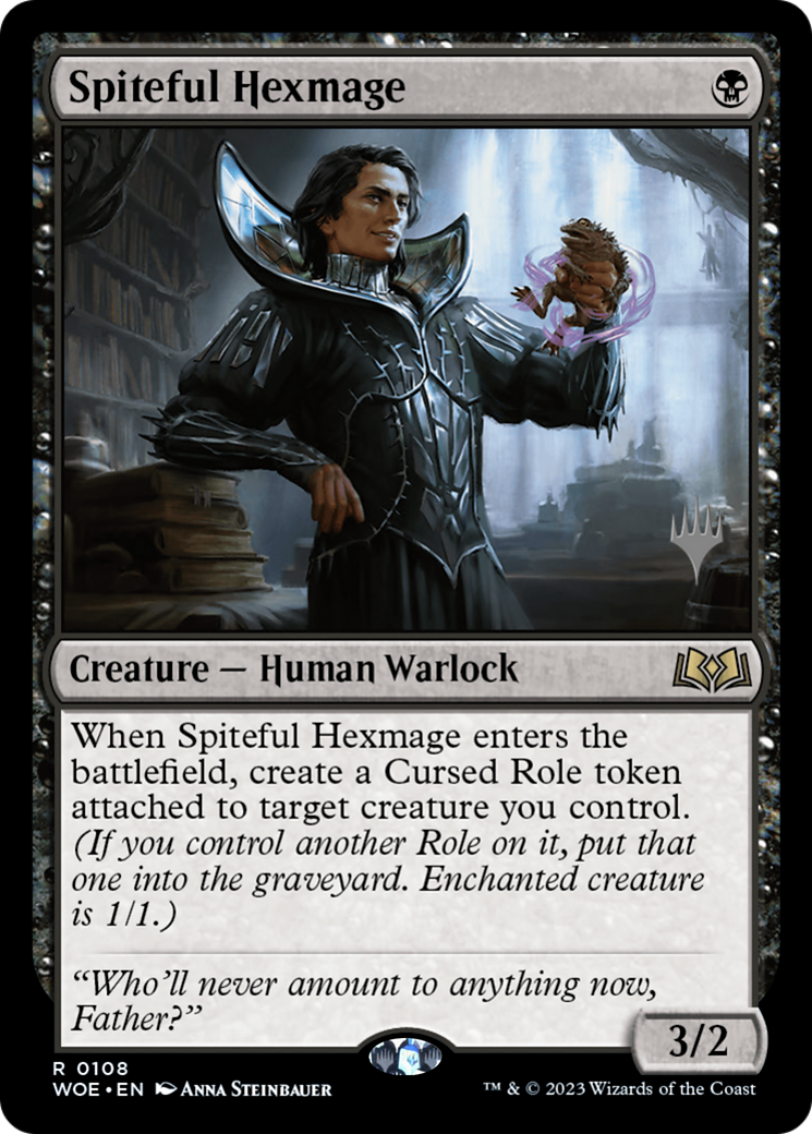 Image of Spiteful Hexmage (Promo Pack) [Wilds of Eldraine Promos]