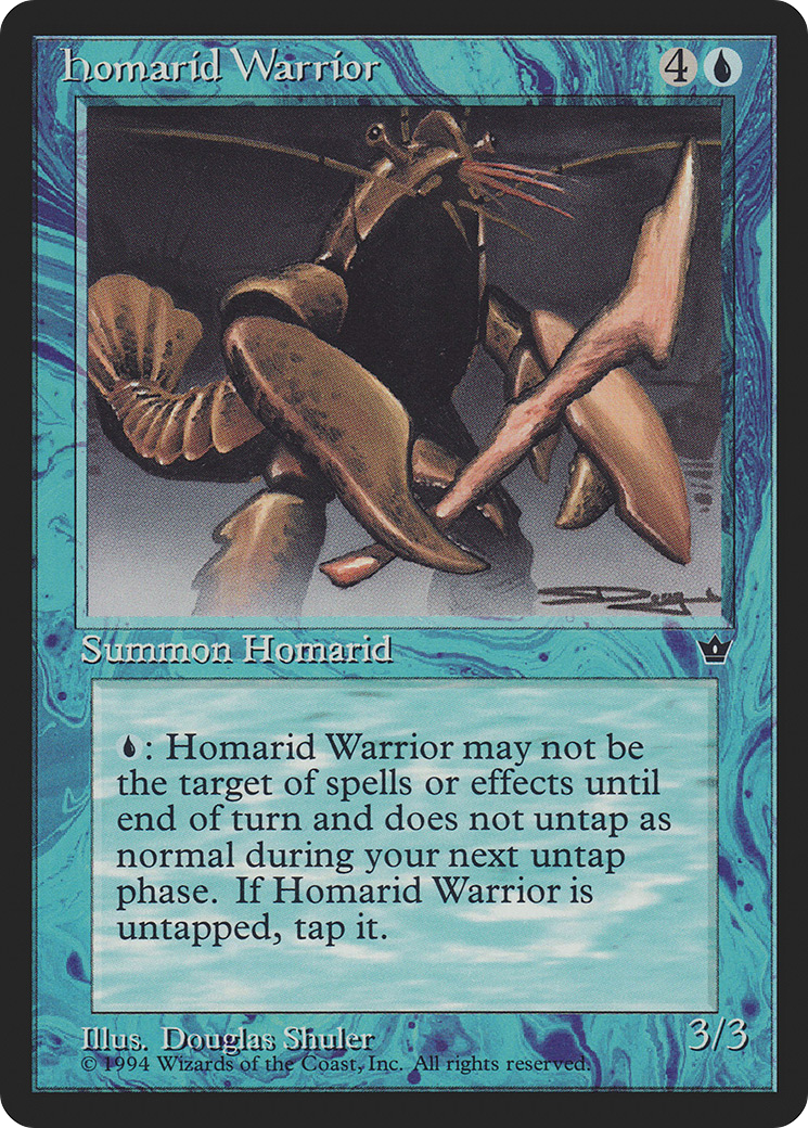 Image of Homarid Warrior (Douglas Shuler) [Fallen Empires]