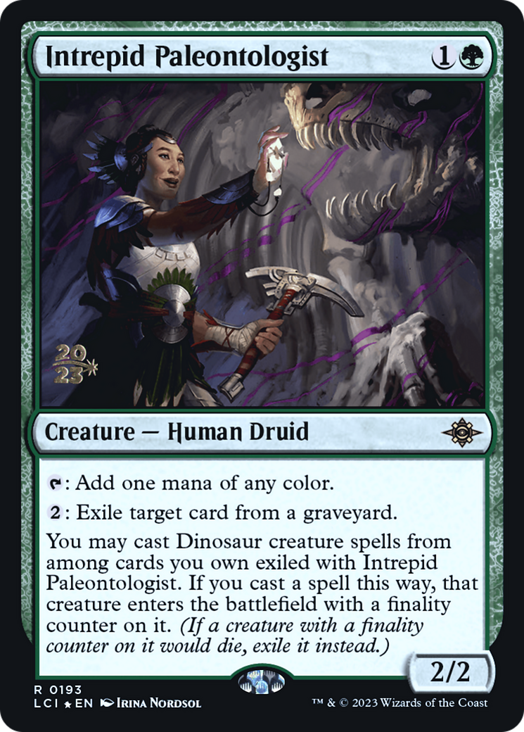 Image of Intrepid Paleontologist [The Lost Caverns of Ixalan Prerelease Cards]