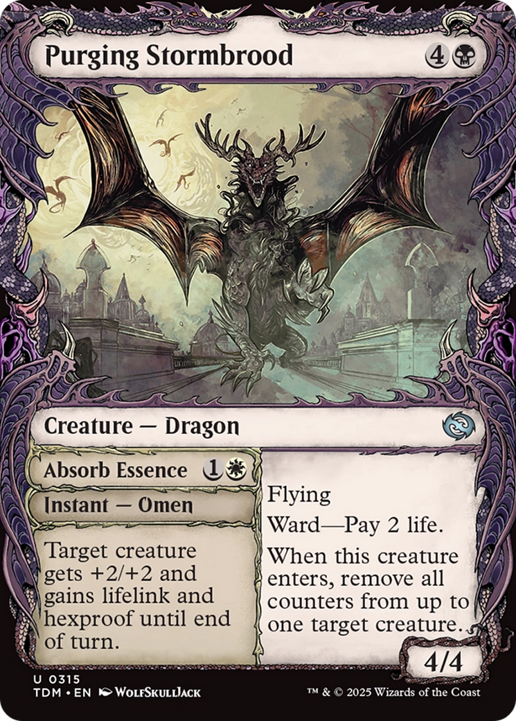Image of Purging Stormbrood (Showcase) [Tarkir: Dragonstorm]
