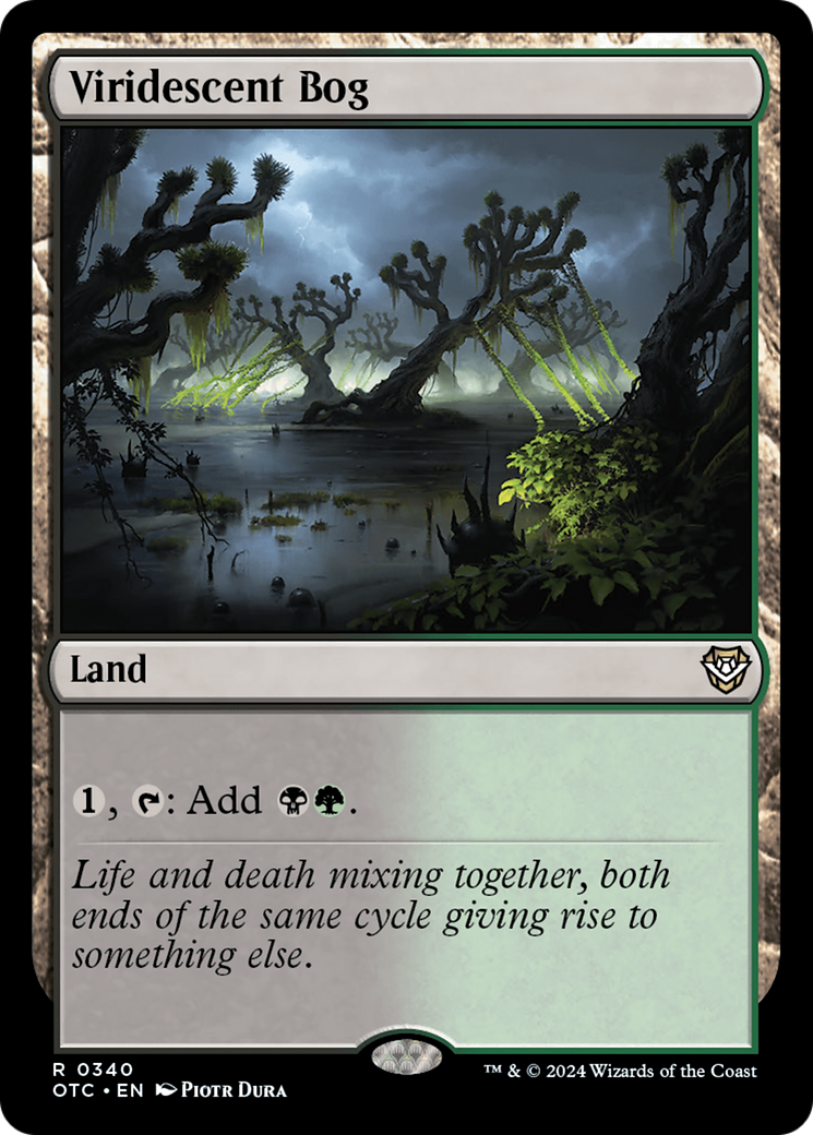 Image of Viridescent Bog [Outlaws of Thunder Junction Commander]