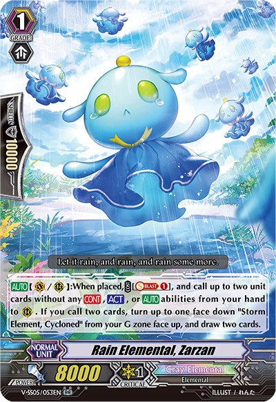 Image of Rain Elemental, Zarzan (V-SS05/053EN) [Premium Collection 2020]