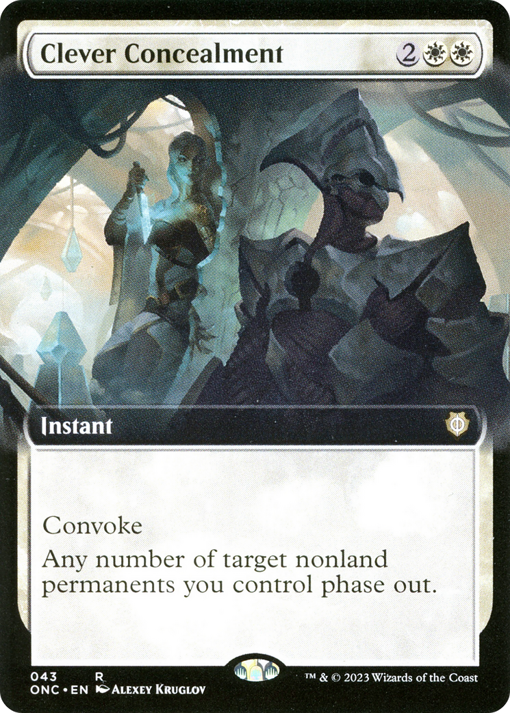 Image of Clever Concealment (Extended Art) [Phyrexia: All Will Be One Commander]