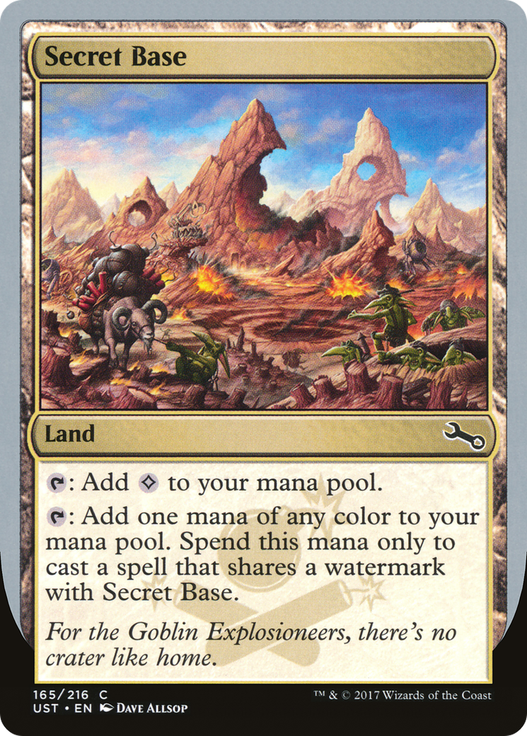 Image of Secret Base (Dave Allsop) [Unstable]