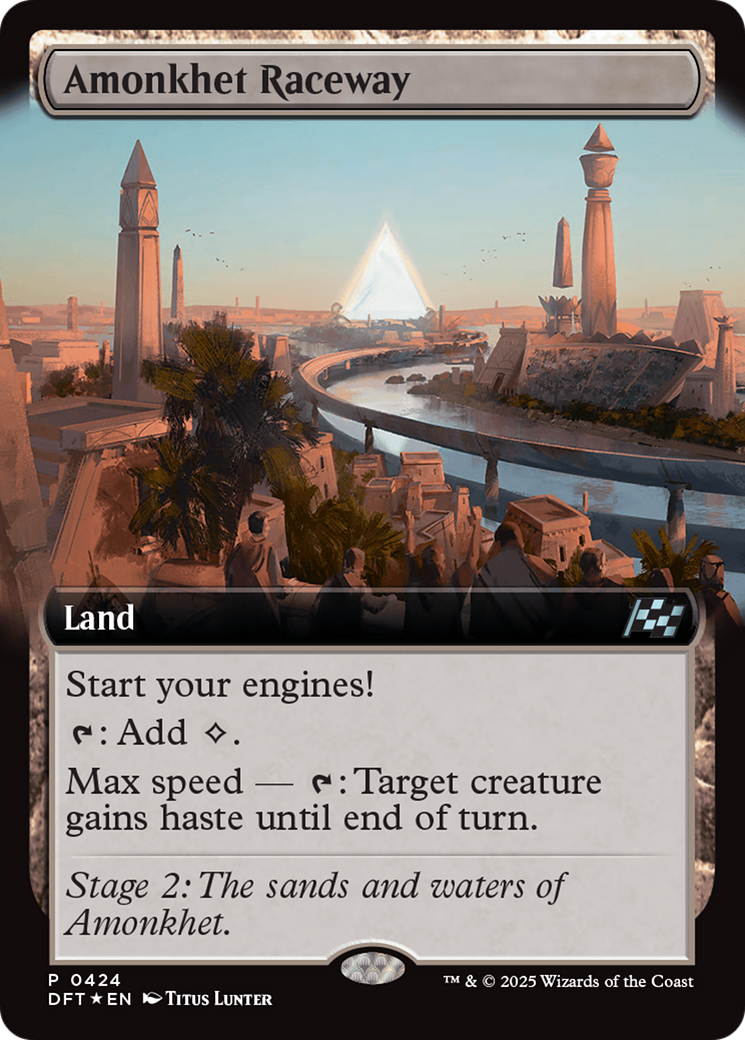 Image of Amonkhet Raceway (Extended Art) [Aetherdrift]