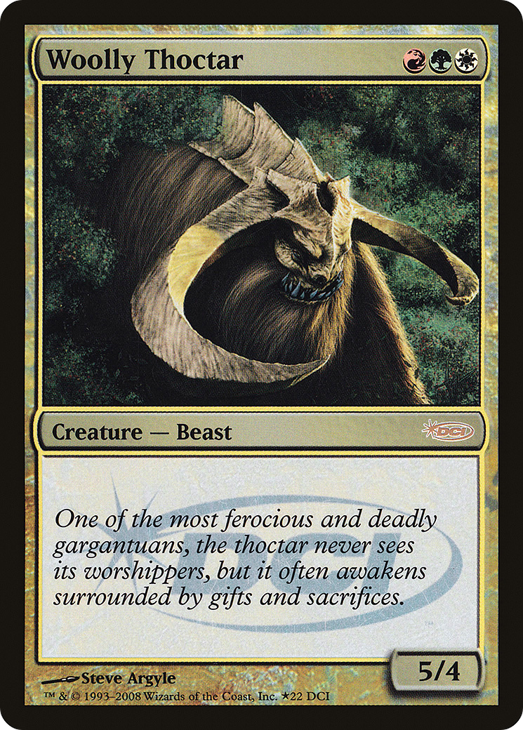 Image of Woolly Thoctar [Wizards Play Network 2008]
