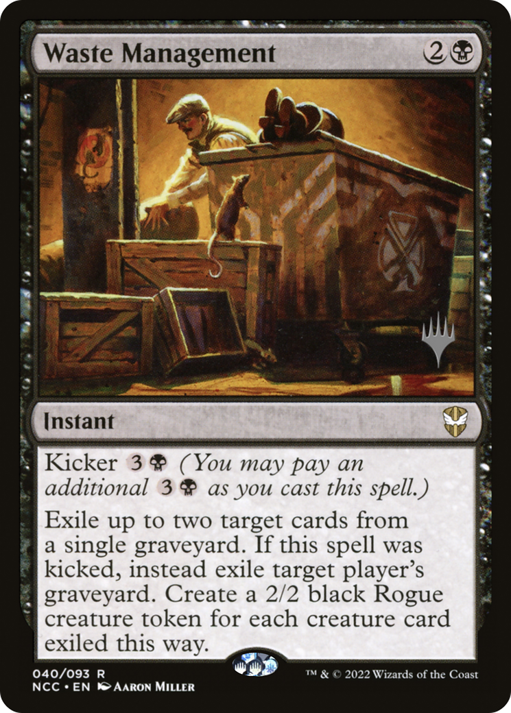 Image of Waste Management (Promo Pack) [Streets of New Capenna Commander Promos]