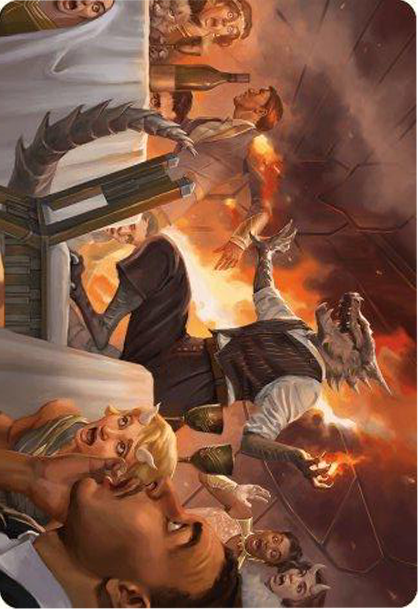Image of Party Thrasher Art Card [Modern Horizons 3 Art Series]