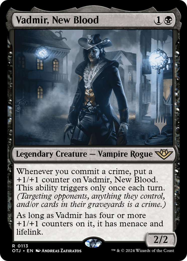 Image of Vadmir, New Blood (Promo Pack) [Outlaws of Thunder Junction Promos]