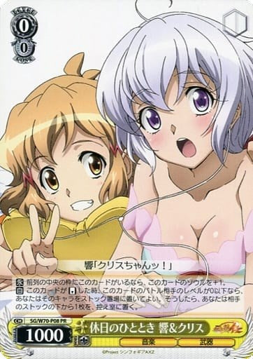 Image of Hibiki & Chris, Holiday Moment (SG/W70-P08 PR) (Japanese Shop Promo) [Promotional Cards]