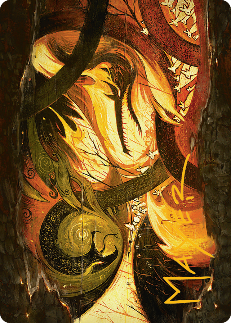 Image of Season of Loss Art Card (Gold-Stamped Signature) [Bloomburrow Art Series]