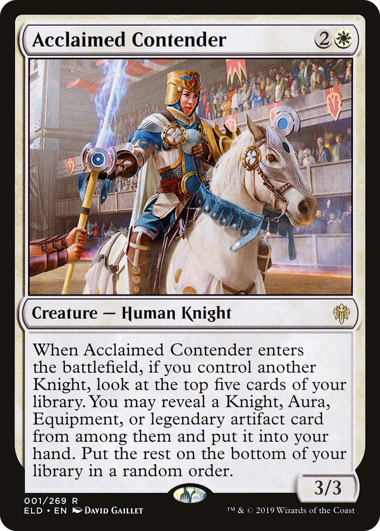 Image of Acclaimed Contender [Throne of Eldraine]