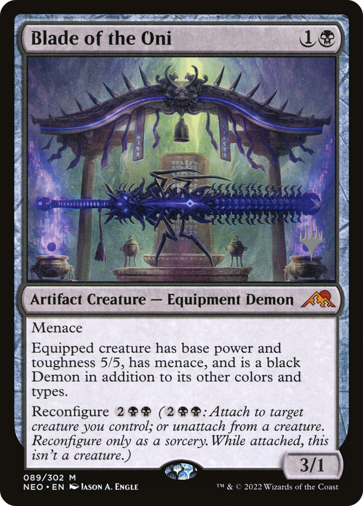 Image of Blade of the Oni (Promo Pack) [Kamigawa: Neon Dynasty Promos]