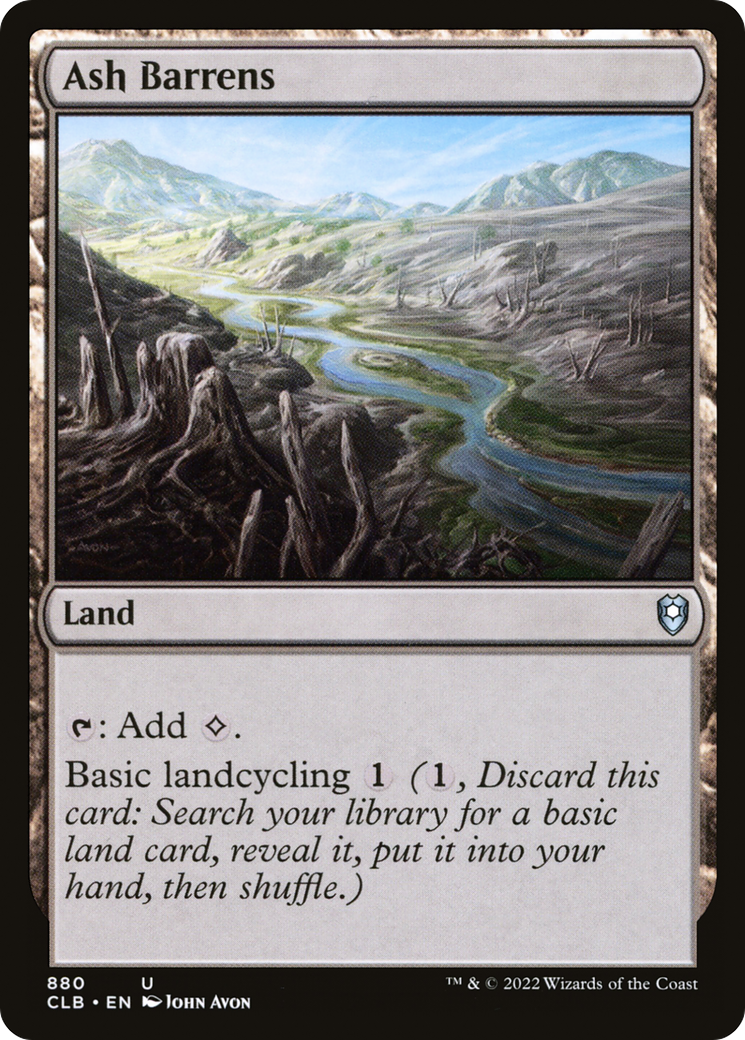 Image of Ash Barrens [Commander Legends: Battle for Baldur's Gate]