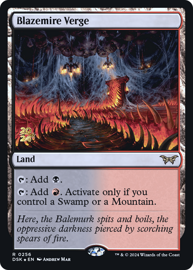 Image of Blazemire Verge [Duskmourn: House of Horror Prerelease Promos]