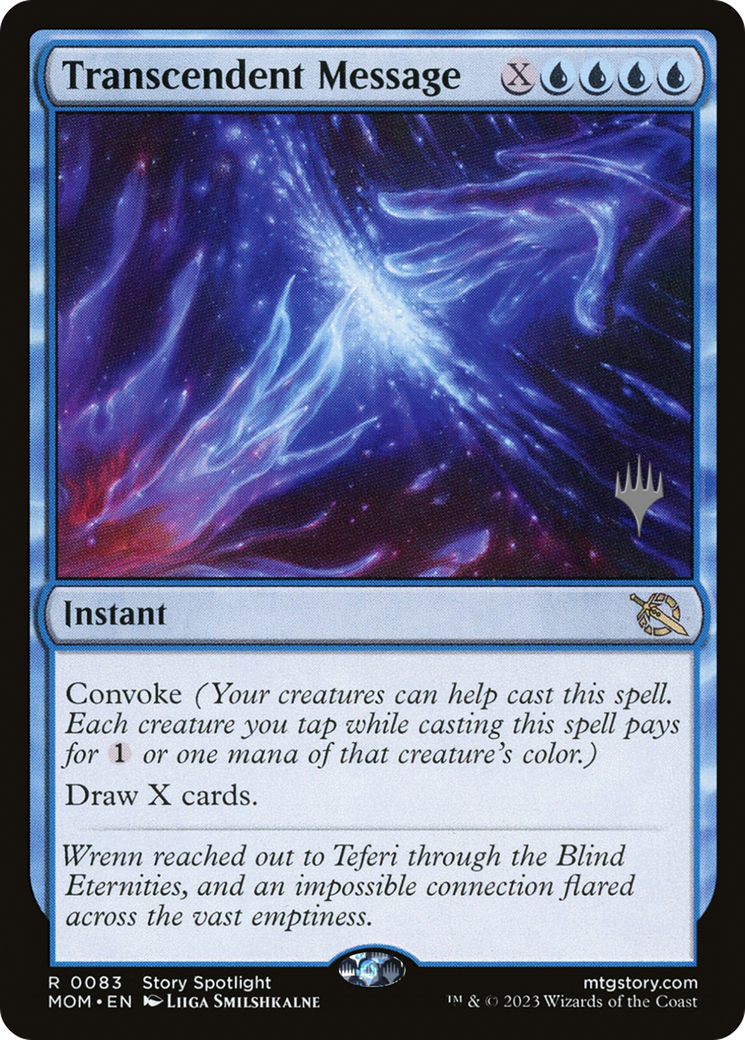 Image of Transcendent Message (Promo Pack) [March of the Machine Promos]