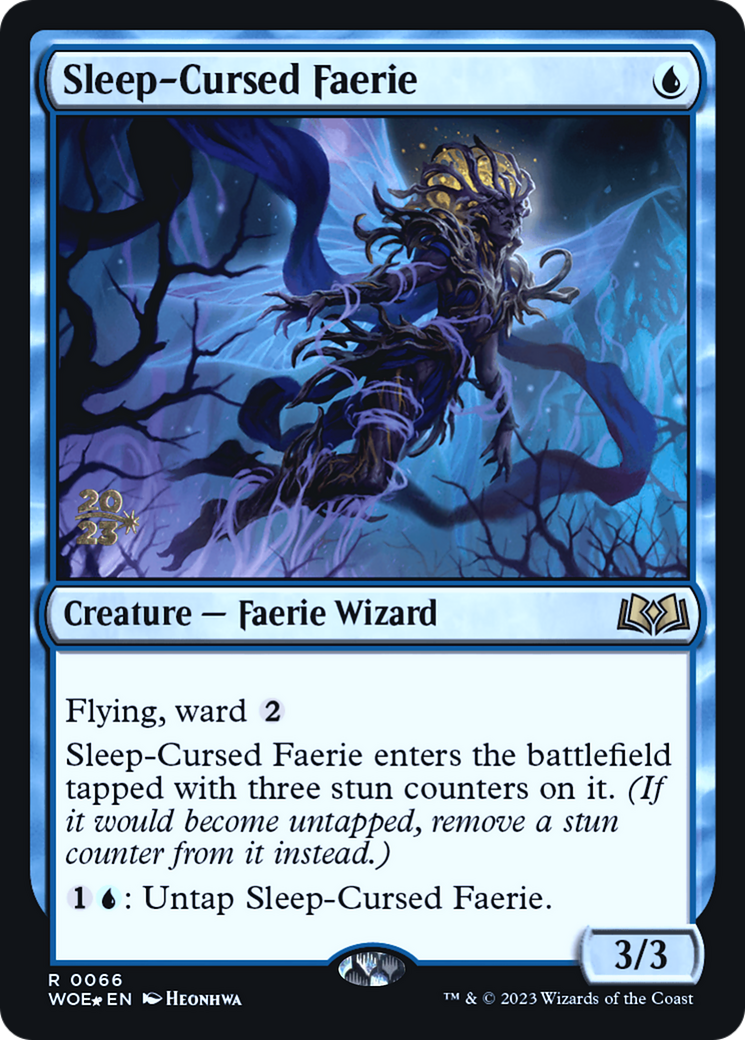 Image of Sleep-Cursed Faerie [Wilds of Eldraine Prerelease Promos]