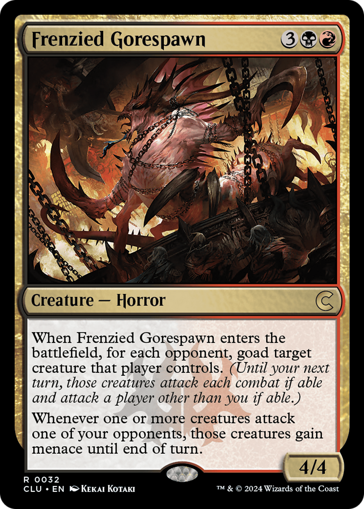 Image of Frenzied Gorespawn [Ravnica: Clue Edition]