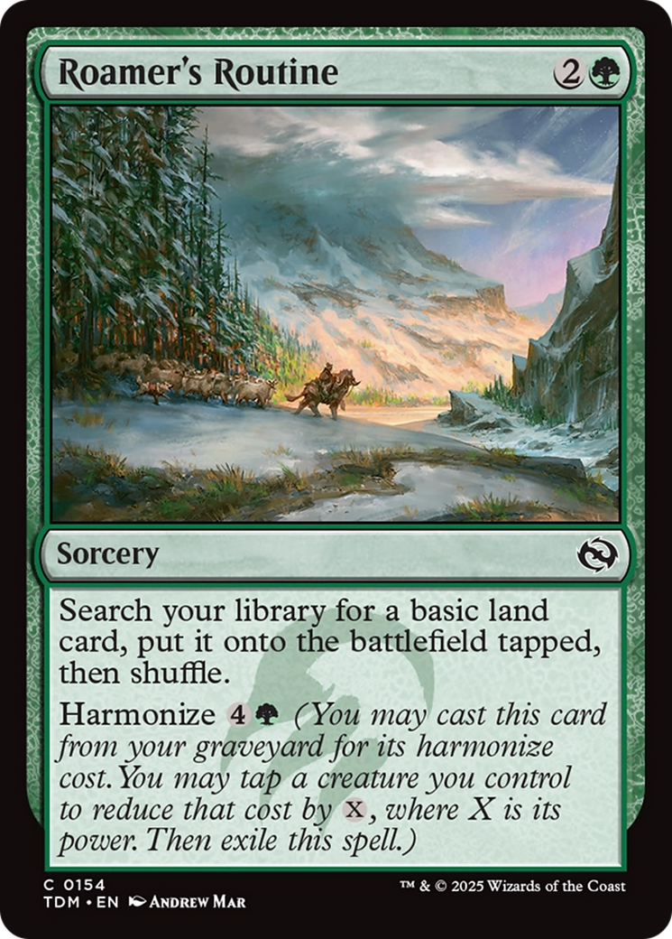 Image of Roamer's Routine [Tarkir: Dragonstorm]