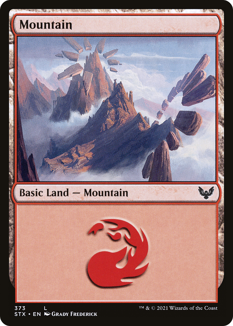 Image of Mountain (373) [Strixhaven: School of Mages]