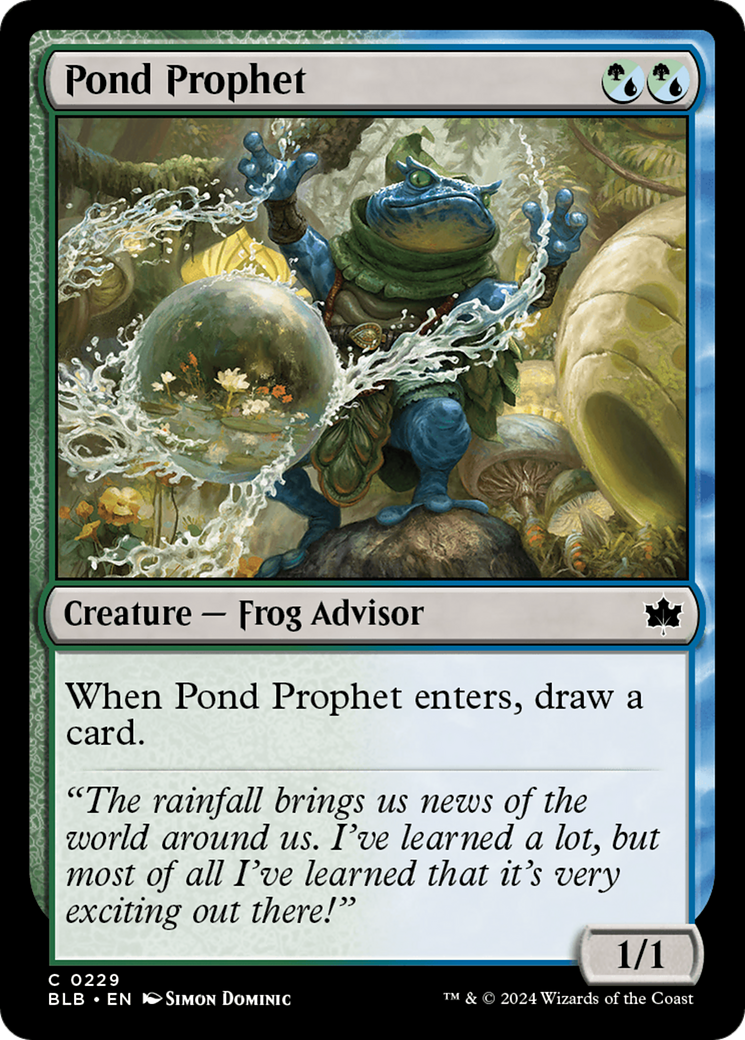 Image of Pond Prophet [Bloomburrow]