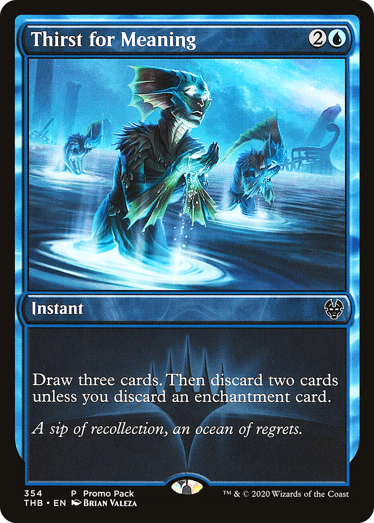 Image of Thirst for Meaning (Promo Pack) [Theros Beyond Death Promos]