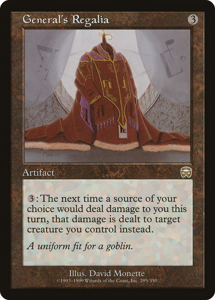 Image of General's Regalia [Mercadian Masques]