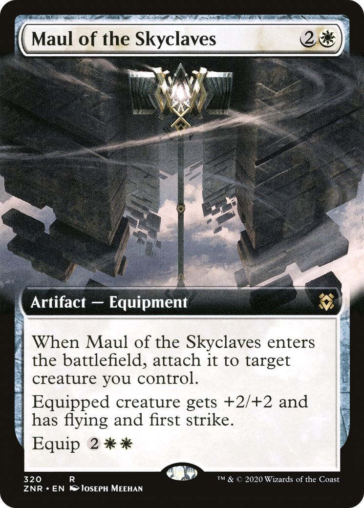 Image of Maul of the Skyclaves (Extended Art) [Zendikar Rising]