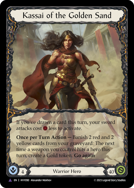 Image of Kassai of the Golden Sand (Marvel) [HVY090] (Heavy Hitters)  Cold Foil