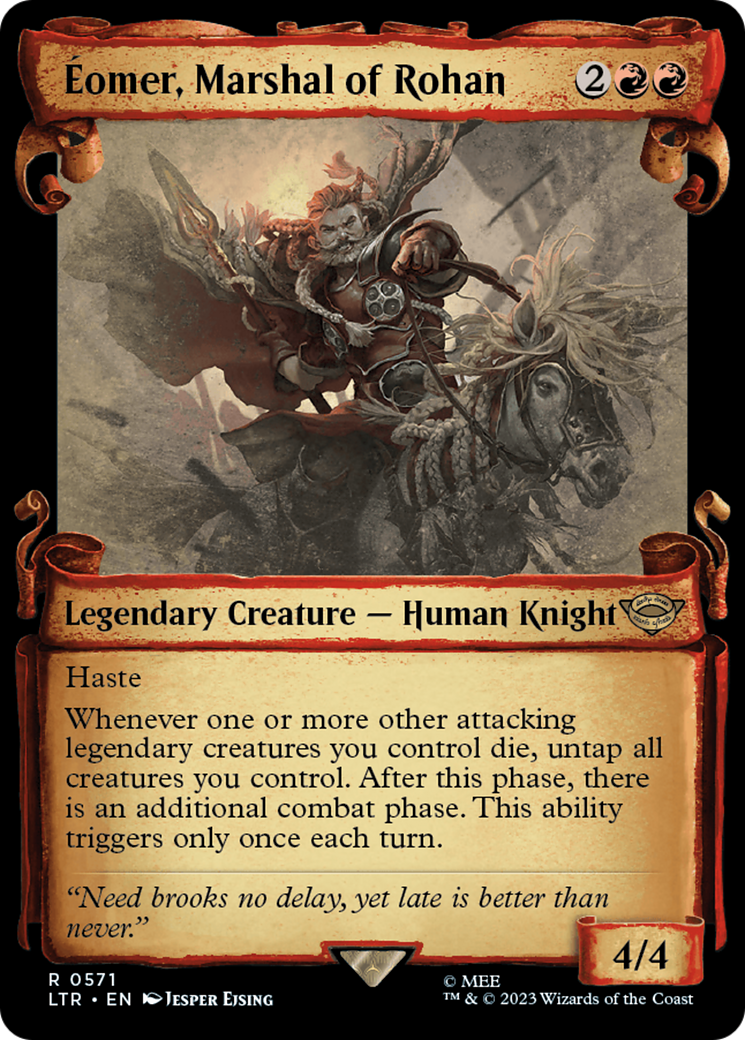 Image of Eomer, Marshal of Rohan [The Lord of the Rings: Tales of Middle-Earth Showcase Scrolls]