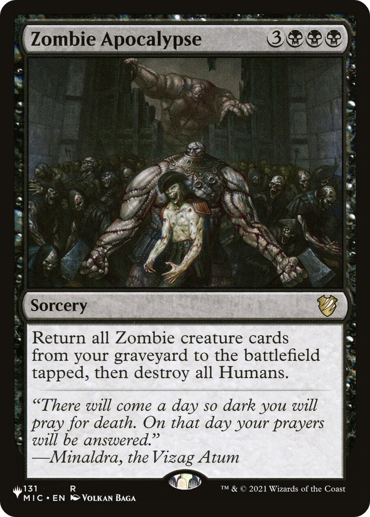 Image of Zombie Apocalypse [The List]