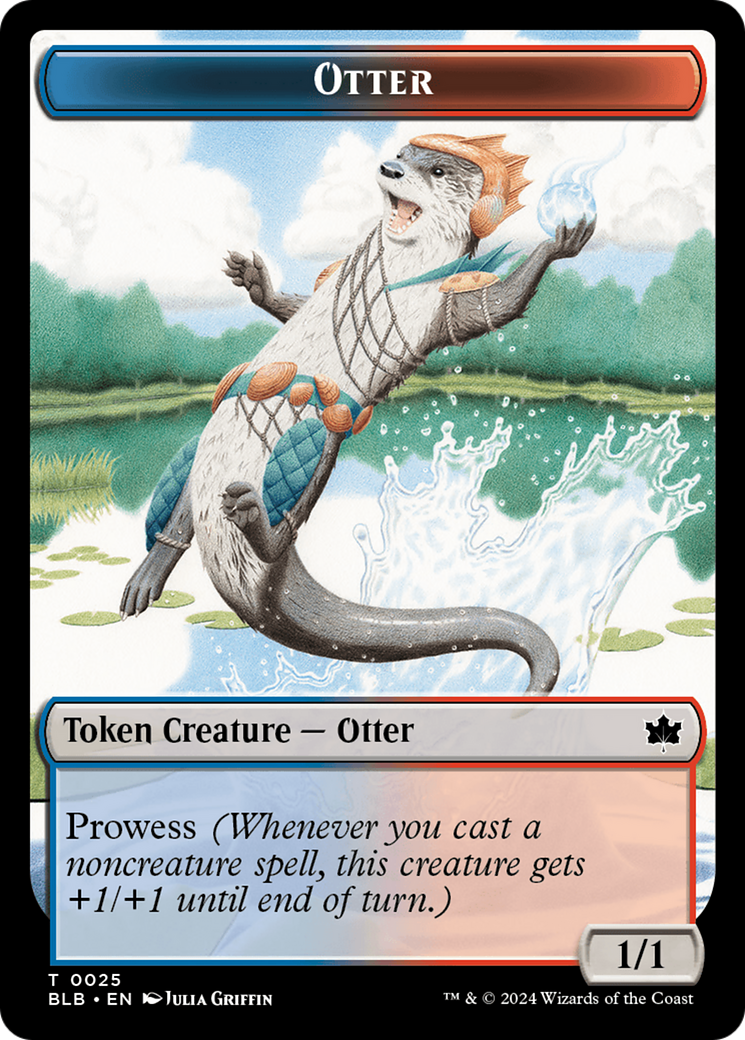 Image of Otter // Copy Double-Sided Token [Bloomburrow Tokens]