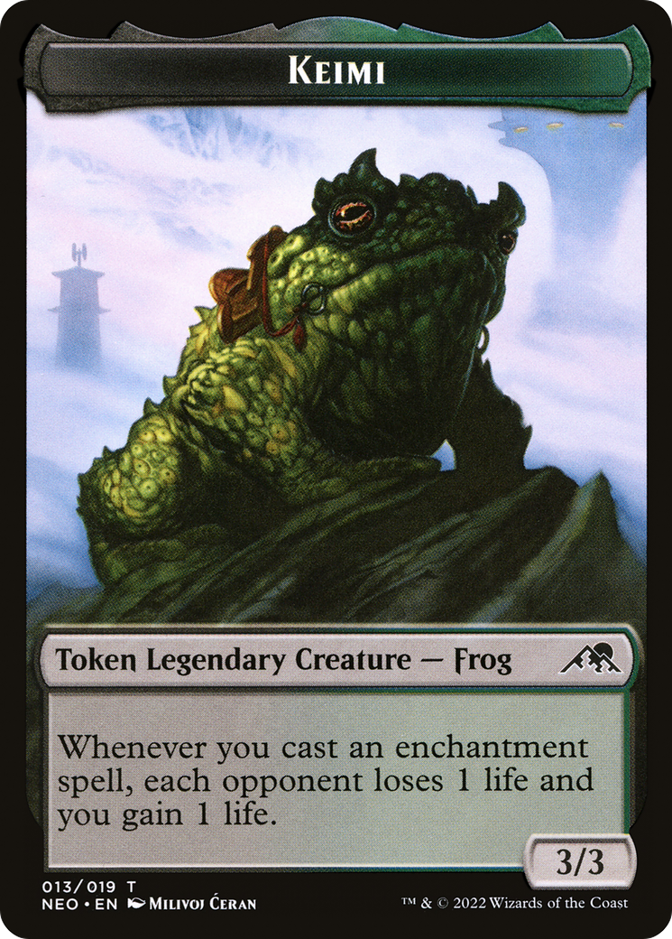 Image of Keimi Token [Kamigawa: Neon Dynasty Tokens]