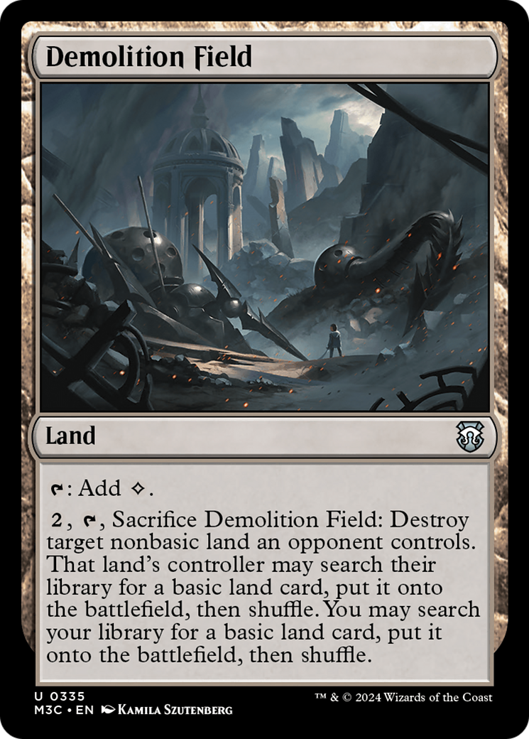 Image of Demolition Field [Modern Horizons 3 Commander]