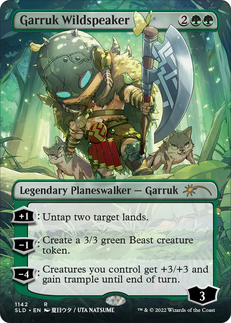 Image of Garruk Wildspeaker (Borderless) [Secret Lair Drop Series]