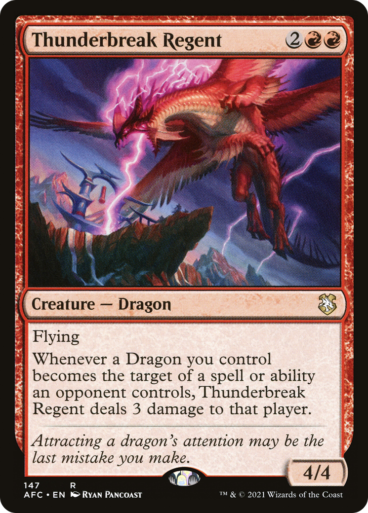 Image of Thunderbreak Regent [Dungeons & Dragons: Adventures in the Forgotten Realms Commander]