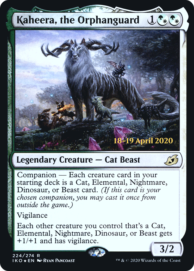 Image of Kaheera, the Orphanguard [Ikoria: Lair of Behemoths Prerelease Promos]