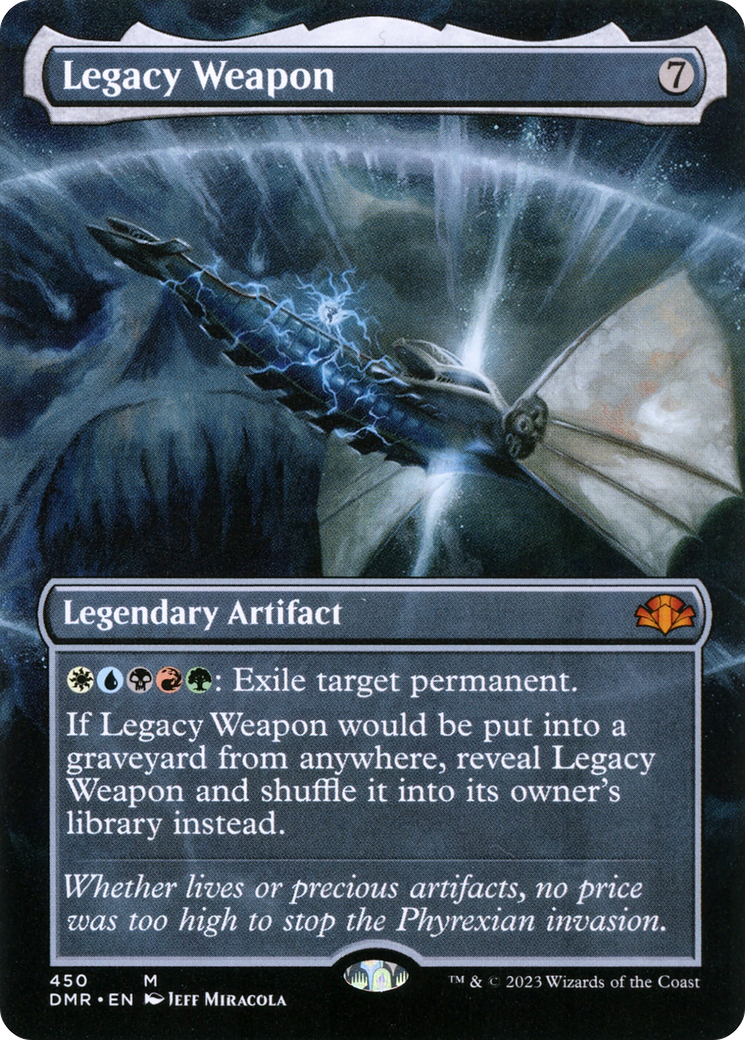 Image of Legacy Weapon (Borderless Alternate Art) [Dominaria Remastered]