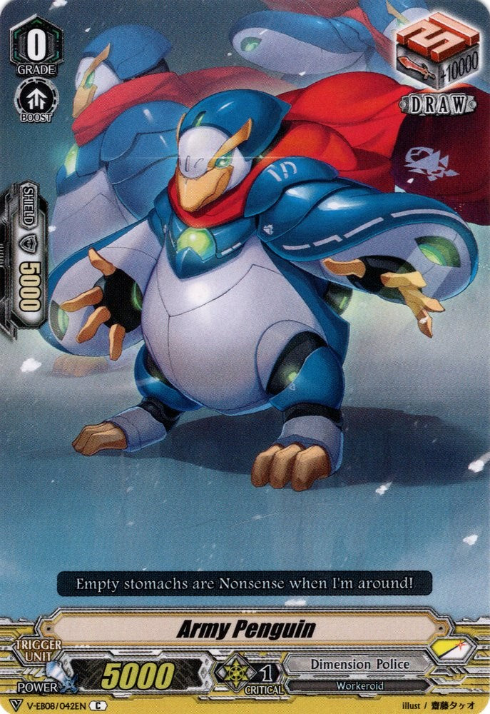 Image of Army Penguin (V-EB08/042EN) [My Glorious Justice]