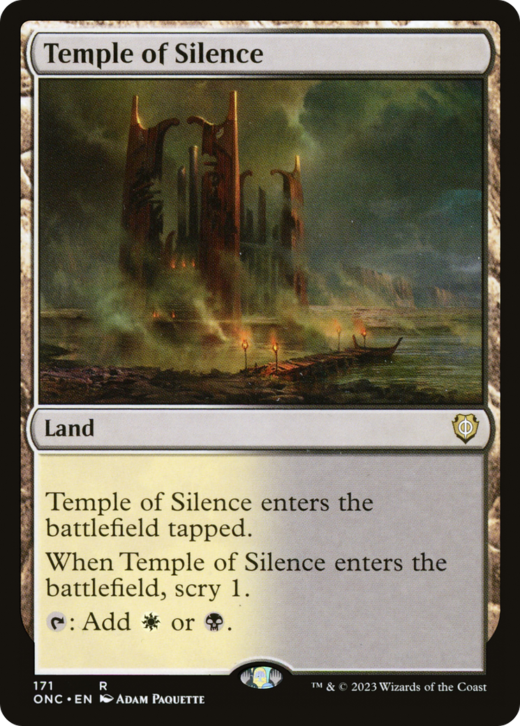 Image of Temple of Silence [Phyrexia: All Will Be One Commander]