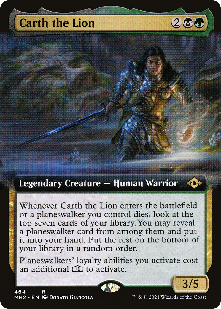 Image of Carth the Lion (Extended Art) [Modern Horizons 2]