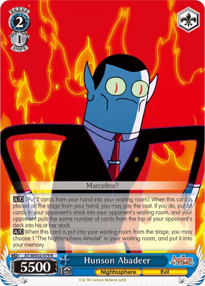 Image of Hunson Abadeer (AT/WX02-079 R) [Adventure Time]