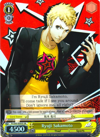Image of Ryuji Sakamoto (P5/S45-E005S SR) [Persona 5]