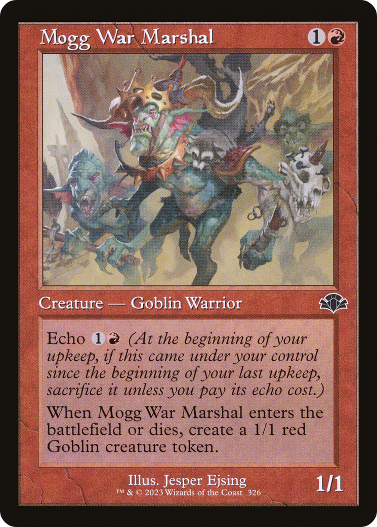 Image of Mogg War Marshal (Retro) [Dominaria Remastered]