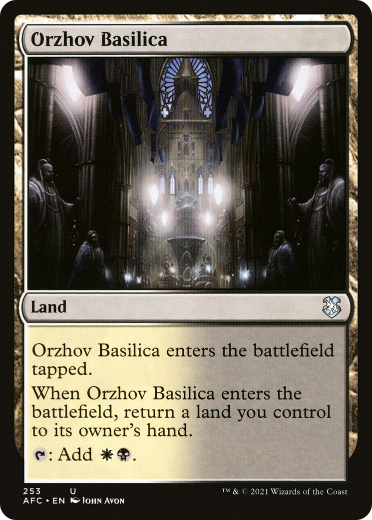 Image of Orzhov Basilica [Dungeons & Dragons: Adventures in the Forgotten Realms Commander]